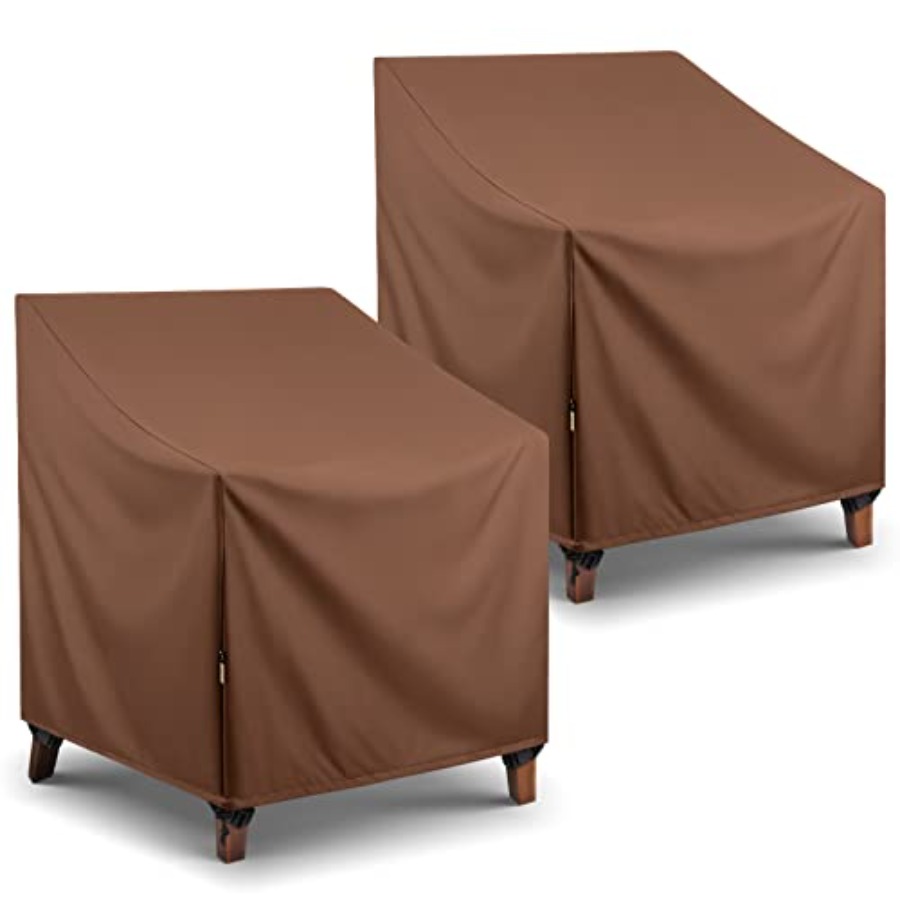 Outdoor Furniture Lounge - 防水パティオチェアカバー、頑丈な屋外ラウンジチェアカバー、芝生庭用回転ロッキングチェア用パティオ家具カバー
