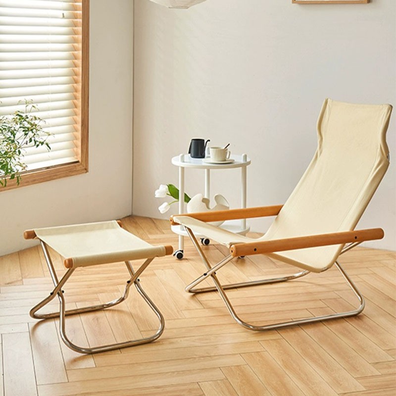Outdoor Furniture Japanese Style - シンプルな折りたたみ式キャンバスソファ,家庭用,怠惰なレジャー,ビーチチェア,日本のバルコニー,屋外