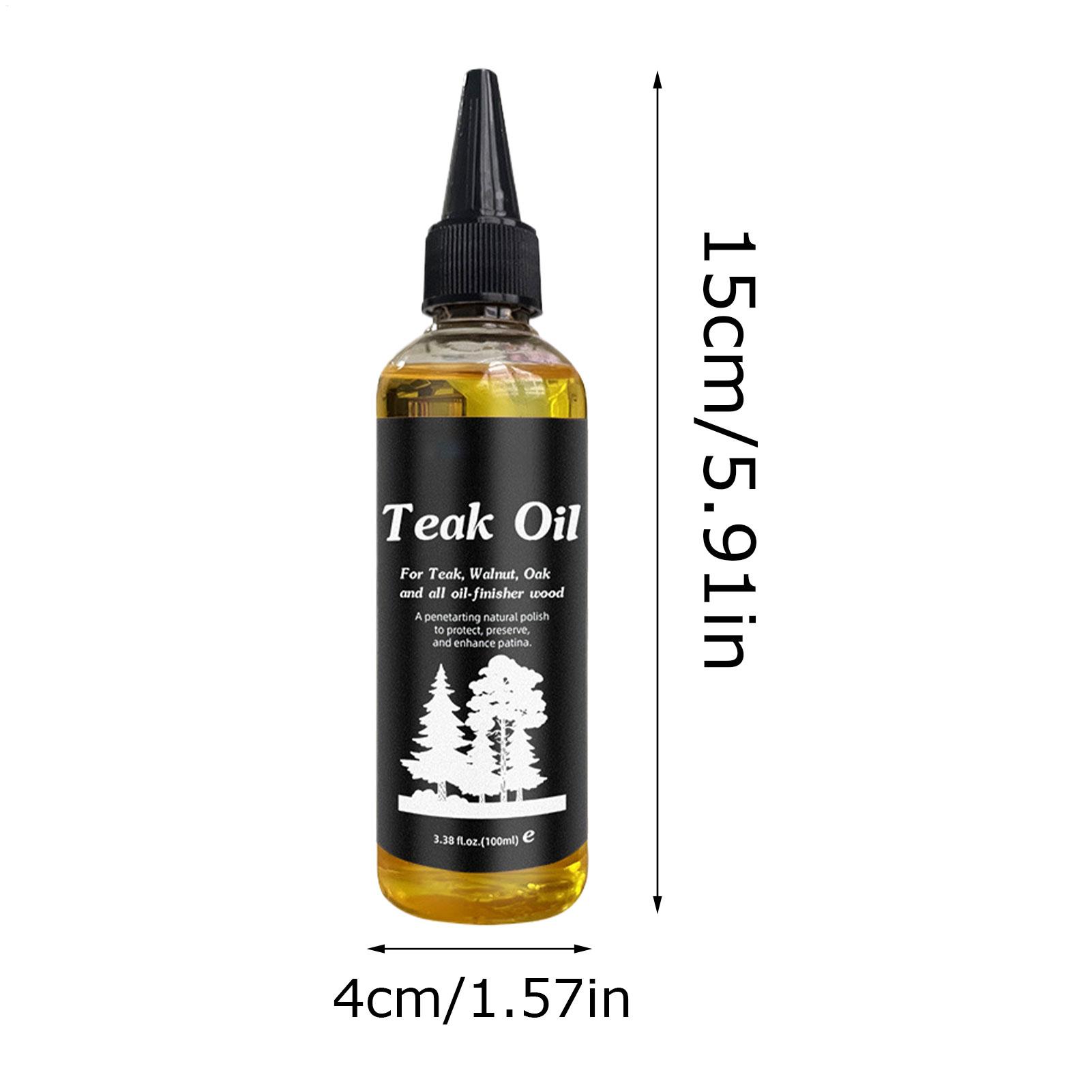 Outdoor Furniture Oil Teak - 100ml 家具オイル 木材磨き 家具ハードウッドポリッシャー コンディショナー 非油性ウッドケア