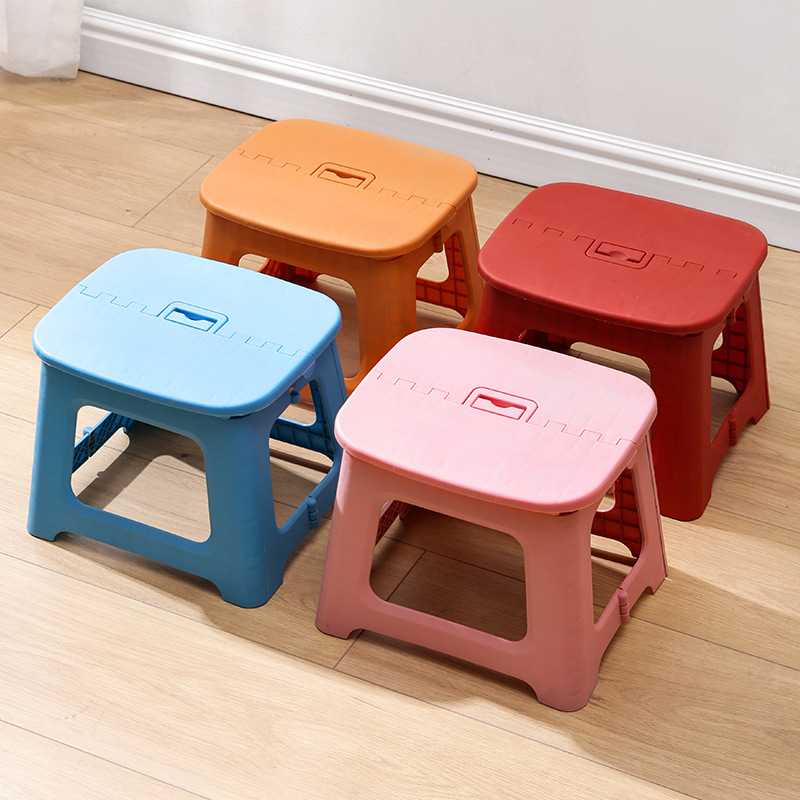 Outdoor Furniture Japanese Style - 和風の携帯用家庭用折りたたみスツール 子供用プラスチックスツール アウトドアキャンプ釣り用スツール