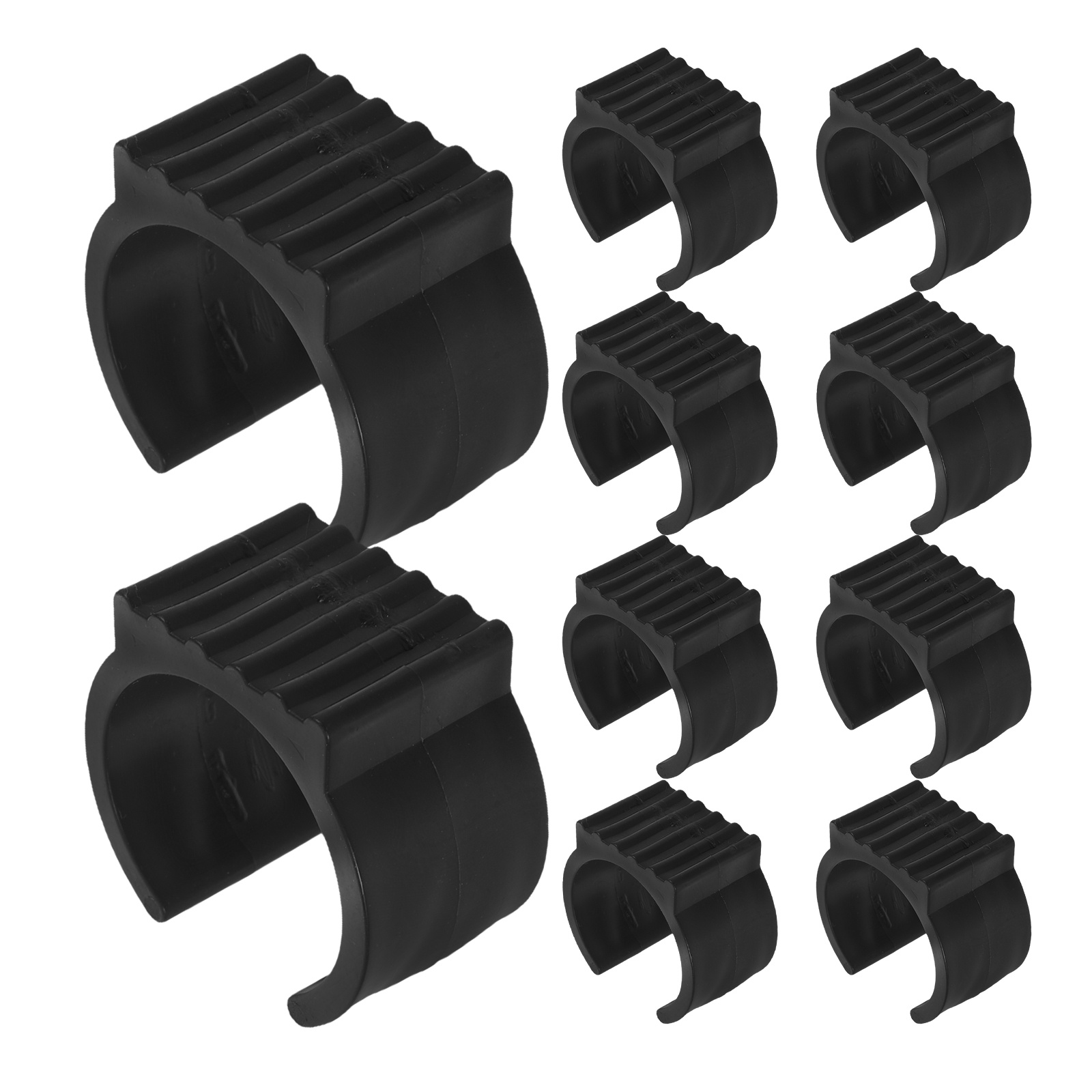 Outdoor Furniture Legs - 20 個ハンモックスタンドフットパッド 38-42 ミリメートル U 字型ビニール椅子脚キャップ滑り止め家具フットプロテクター屋外キャンプ用