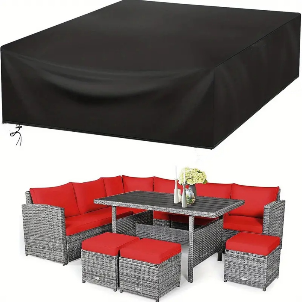 Outdoor Furniture Ideas - (長さ102-137インチ) サイズ屋外パティオガーデン防水セット家具セット雨と雪の椅子セットソファテーブル椅子ダストカバー