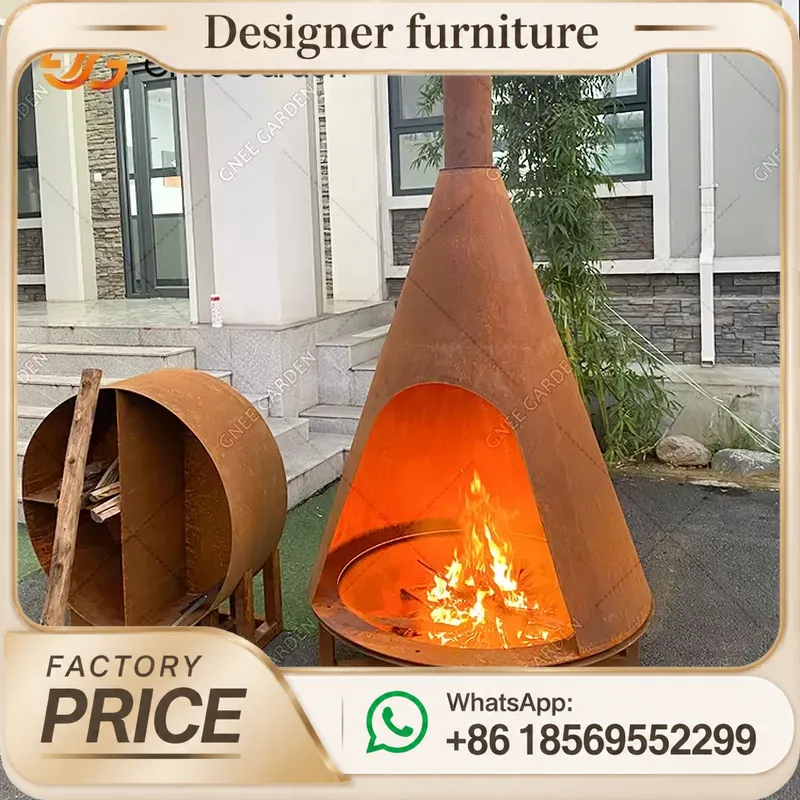 煙突付きポータブル木質ペレットストーブ、モダンな暖房器具、ア - Outdoor Furniture Wood のレビューと価格