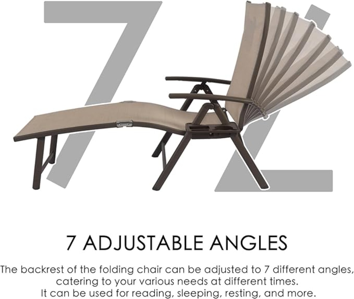 アルミニウム製リクライニングラウンジチェア、ビーチ、庭、プー - Deck Chair Lounger のレビューと価格