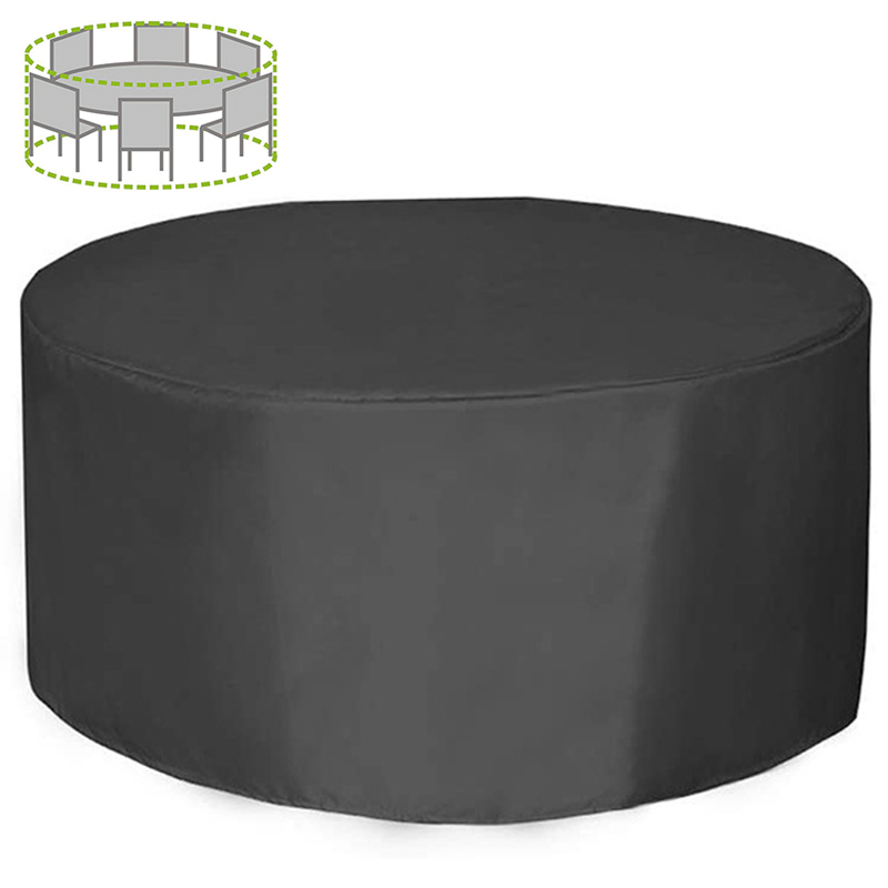 12 サイズラウンド家具カバー 210D 高耐久パティオ家具 - Outdoor Furniture Europe のレビューと価格