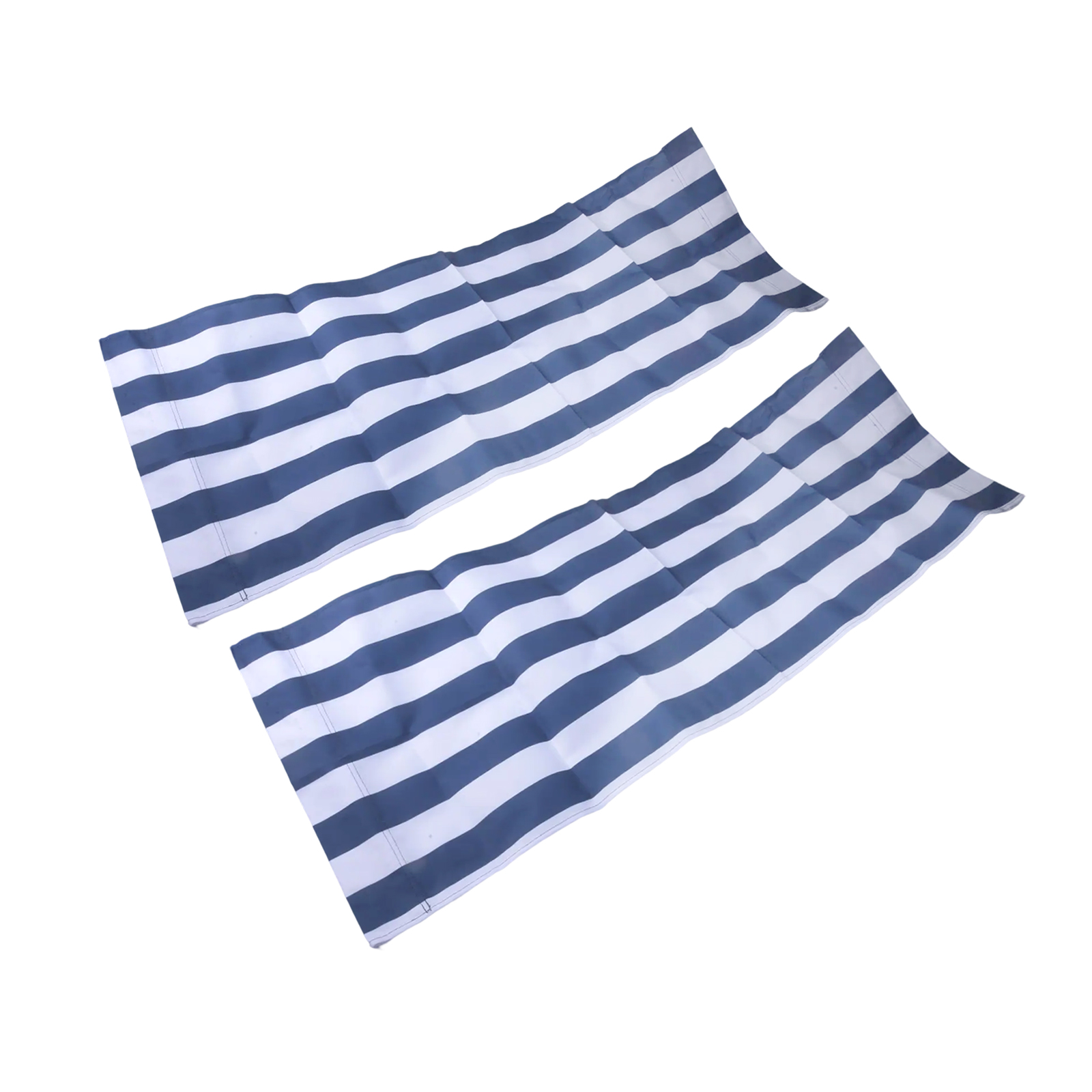 120x45cm 白と青のストライプ柄ポリエステル生地の交換 - Deck Chair Lounger のレビューと価格
