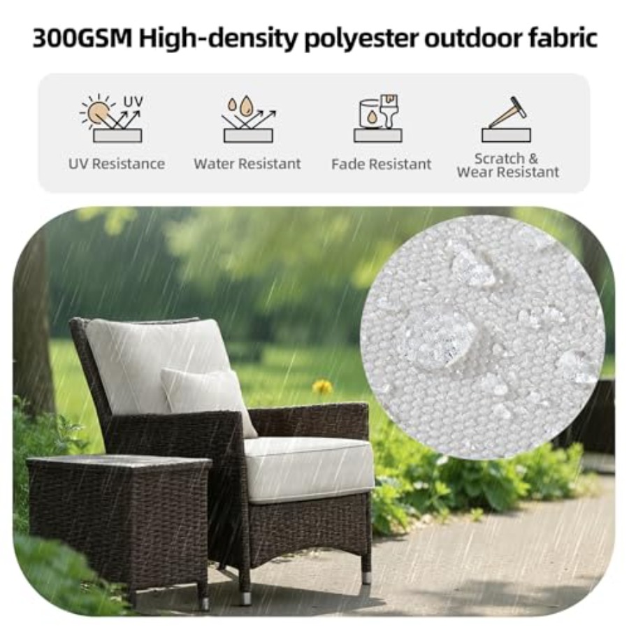 屋外パティオクッション6個セット、24x24インチの深型シー - Outdoor Furniture Cushions 24 X 24 のレビューと価格