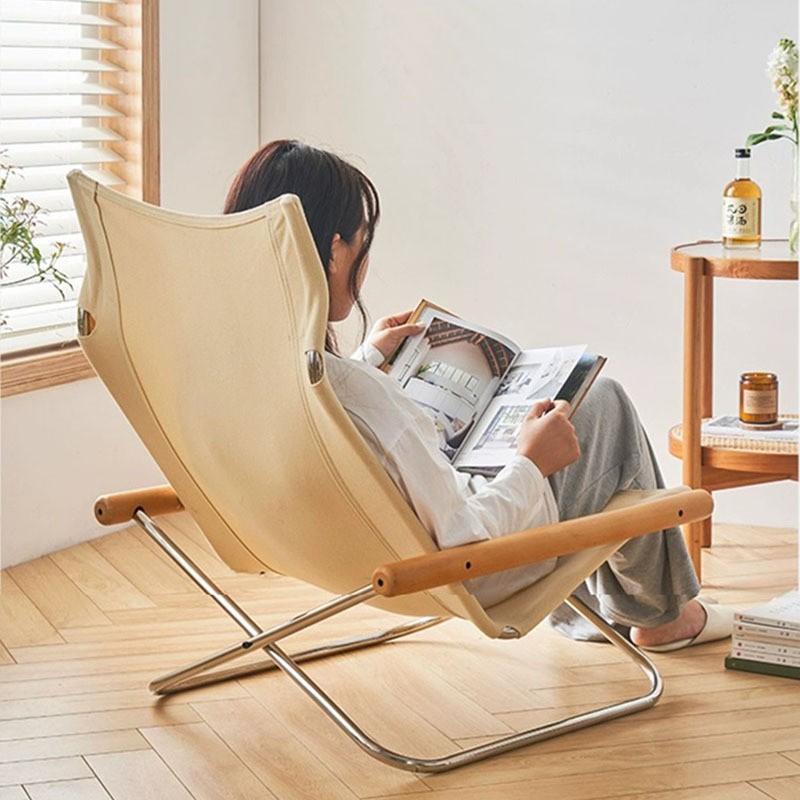 シンプルな折りたたみ式キャンバスソファ,家庭用,怠惰なレジャ - Outdoor Furniture Japanese Style のレビューと価格