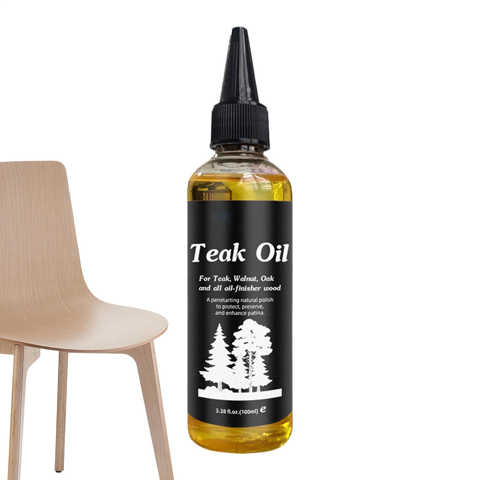 チークオイル木製家具用仕上げ剤 100ml 家具用ハードウッ - Outdoor Furniture Oil Teak のレビューと価格