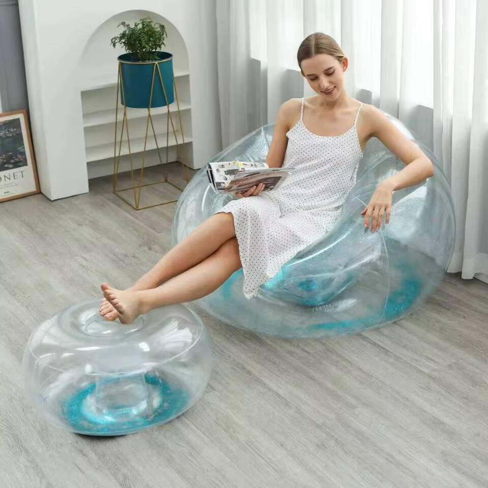 キャンプ用エアソファ インフレータブルラウンジチェア 怠け者 - Outdoor Furniture Lounge のレビューと価格