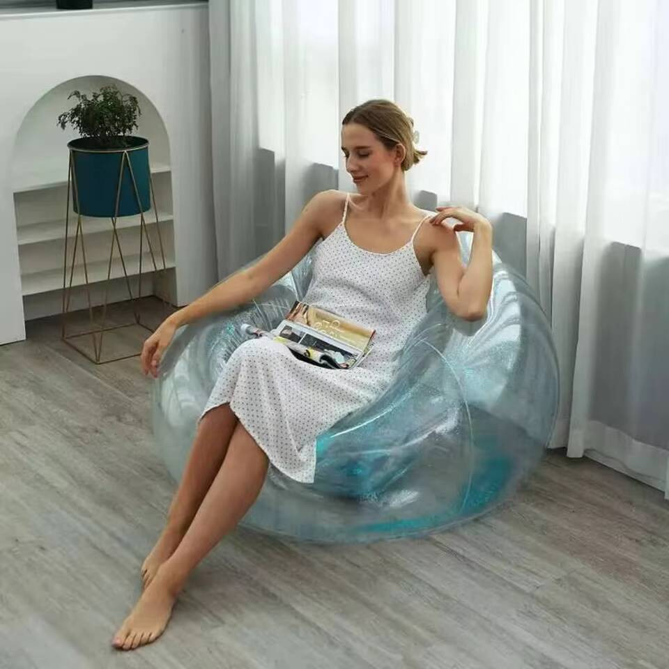 キャンプ用エアソファ インフレータブルラウンジチェア 怠け者 - Outdoor Furniture Lounge のレビューと価格