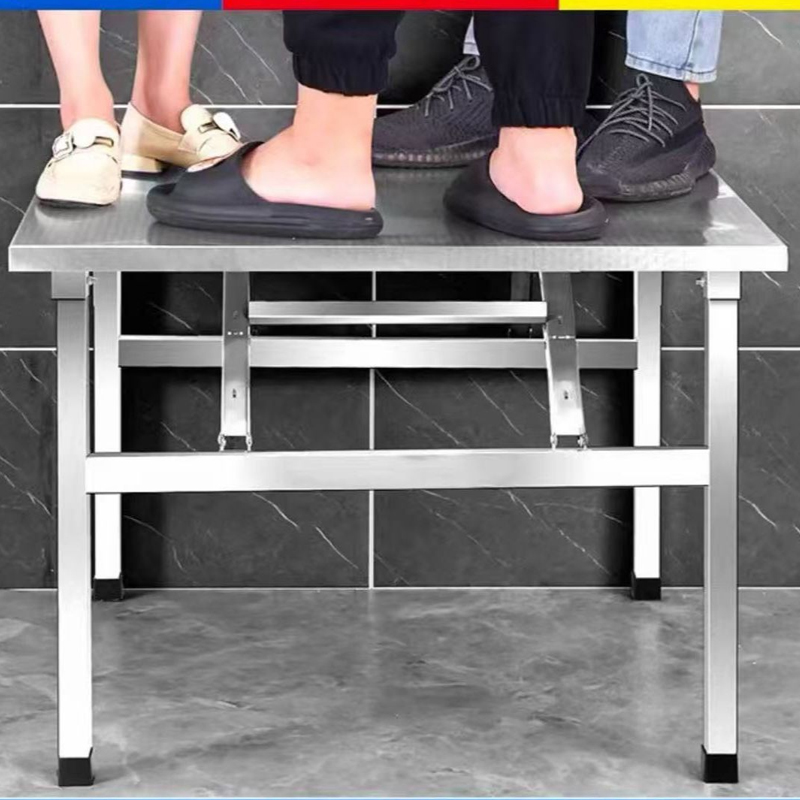80x80cm 折りたたみ正方形テーブル - 高さ72cm、 - Outdoor Furniture Legs のレビューと価格