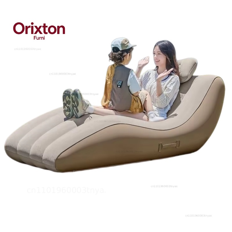 屋外用ポータブル自動膨張式ラウンジチェア - 防水キャンプ用 - Outdoor Furniture Lounge のレビューと価格