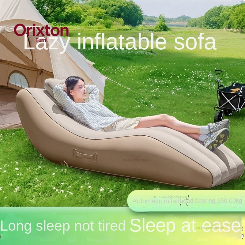 屋外用ポータブル自動膨張式ラウンジチェア - 防水キャンプ用 - Outdoor Furniture Lounge のレビューと価格