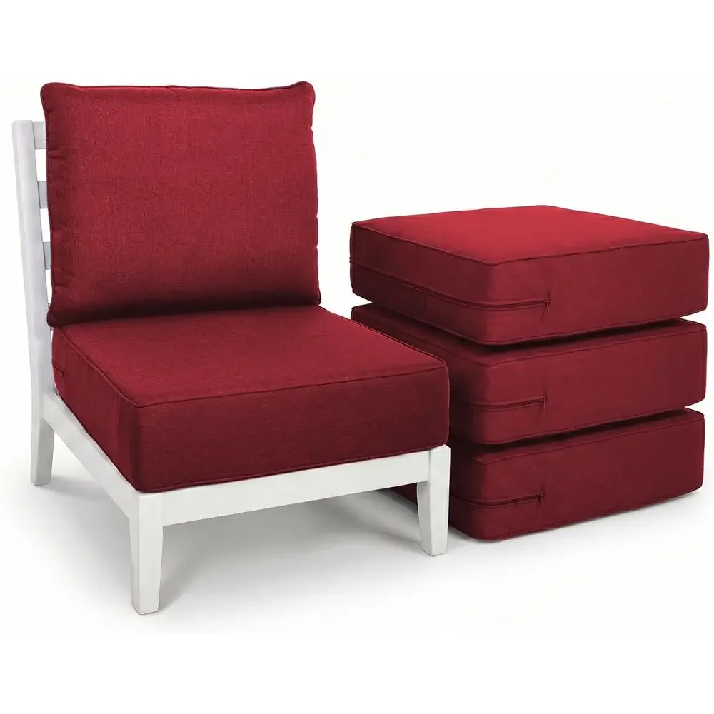 屋外用シートクッションセット - 4 x 24インチの正方形 - Outdoor Furniture Cushions 24 X 24 のレビューと価格