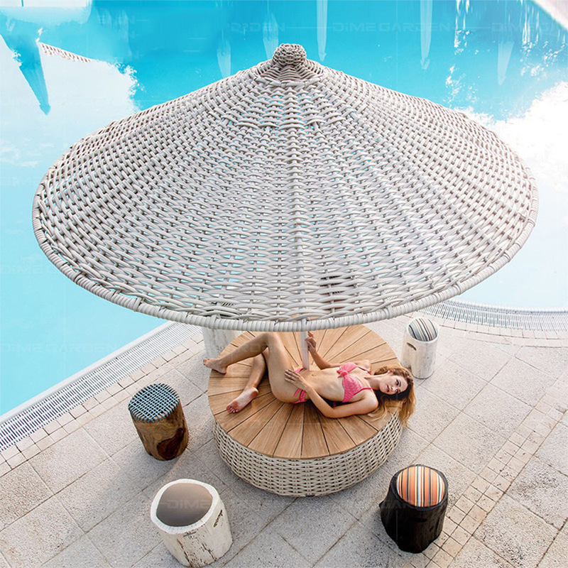 モダンな屋外ラタン傘のアイデア、オープンエアB&B、ビーチバ - Outdoor Furniture Ideas のレビューと価格