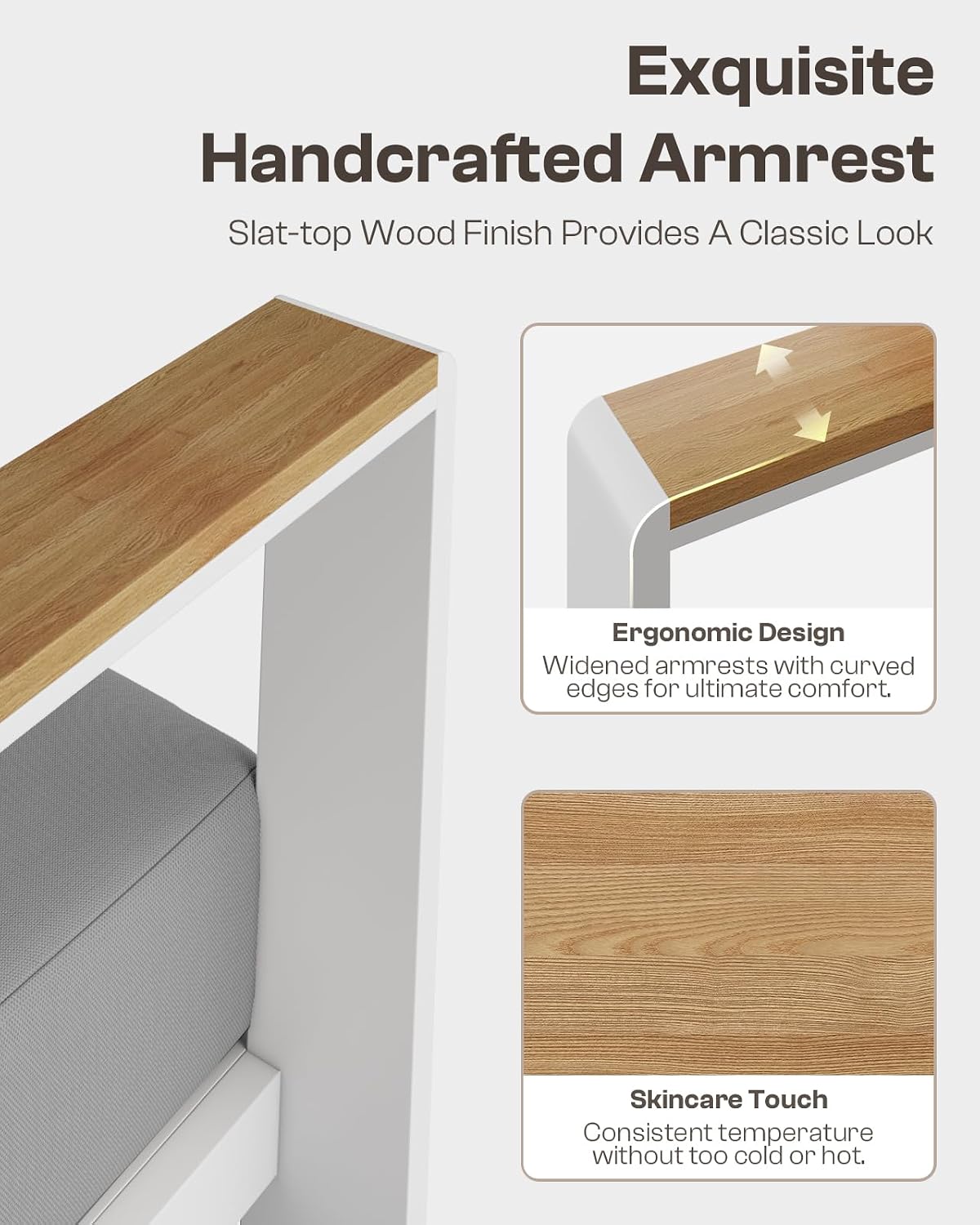 アルミ製屋外用二人掛けソファ、防錆仕様、取り外し可能＆洗濯可 - Outdoor Furniture Balcony のレビューと価格