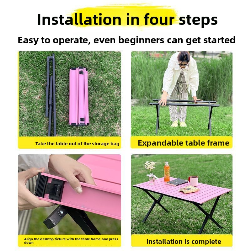 屋外折りたたみ式クロスレッグポータブルエッグロールテーブル、 - Outdoor Furniture Legs のレビューと価格