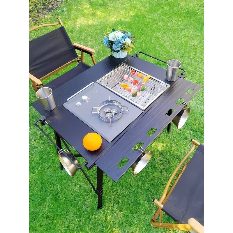   折りたたみ式IGTテーブル 軽量バックパックロールテーブ - Outdoor Furniture Legs のレビューと価格