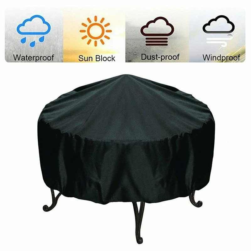 ファイヤーピットカバーラウンド火鉢ストーブカバー防水防風日焼 - Outdoor Furniture Ideas のレビューと価格