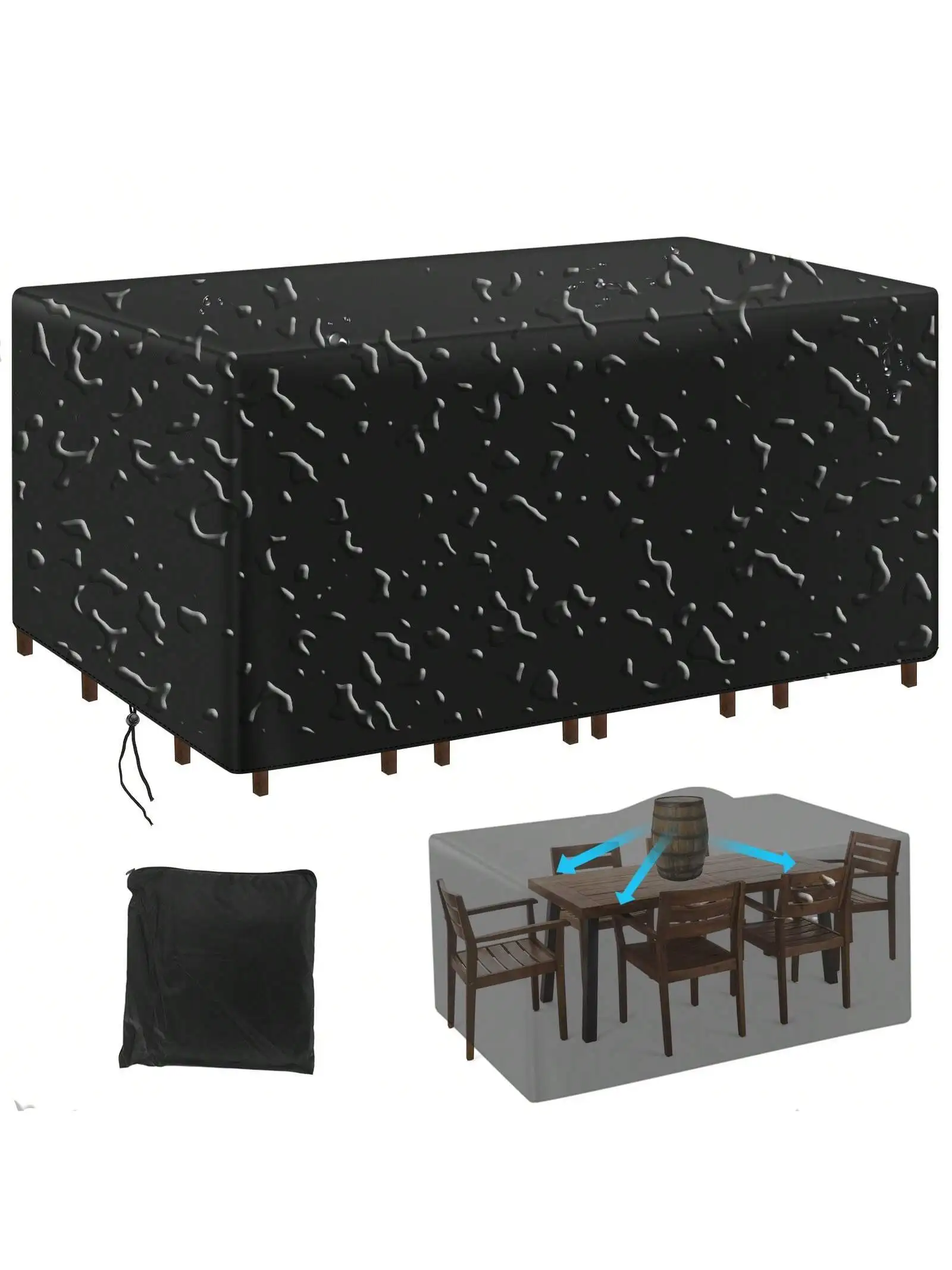 マルチサイズ屋外パティオガーデン家具防水ダストカバー椅子、ソ - Outdoor Furniture Europe のレビューと価格