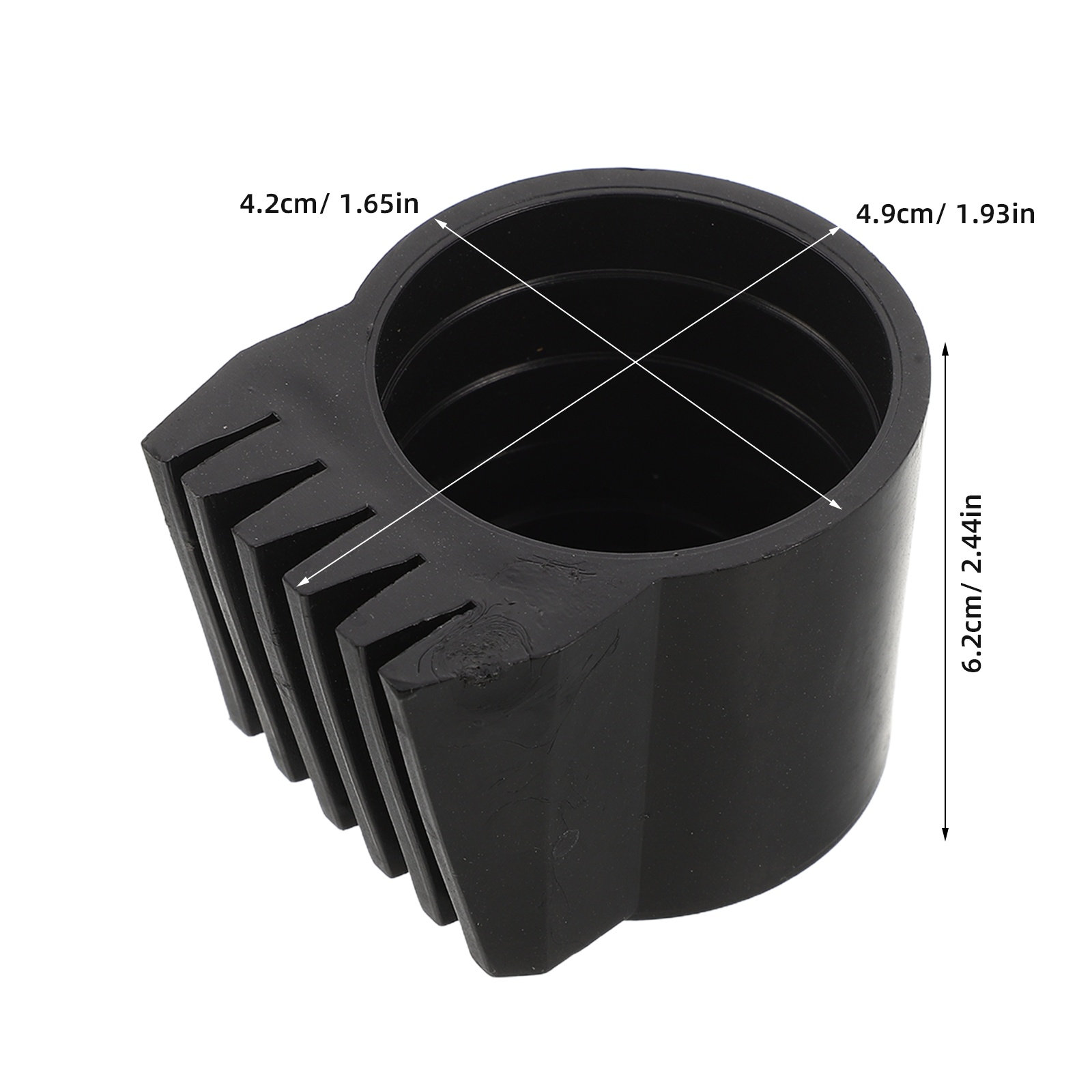 10個入り ブラックプラスチック製家具脚キャップ 38mm  - Outdoor Furniture Legs のレビューと価格