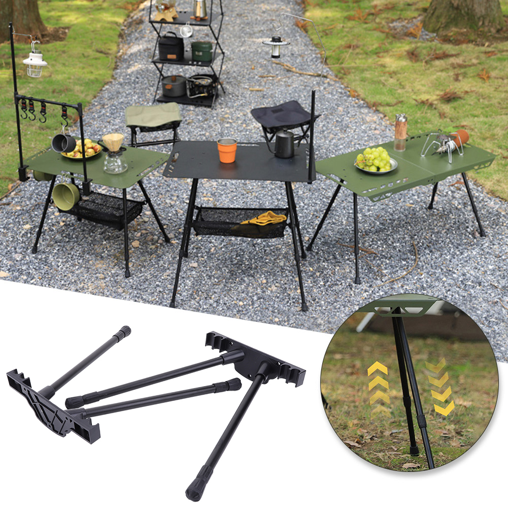 折りたたみ式キャンプテーブル脚 高さ調節可能 折りたたみ式家 - Outdoor Furniture Legs のレビューと価格