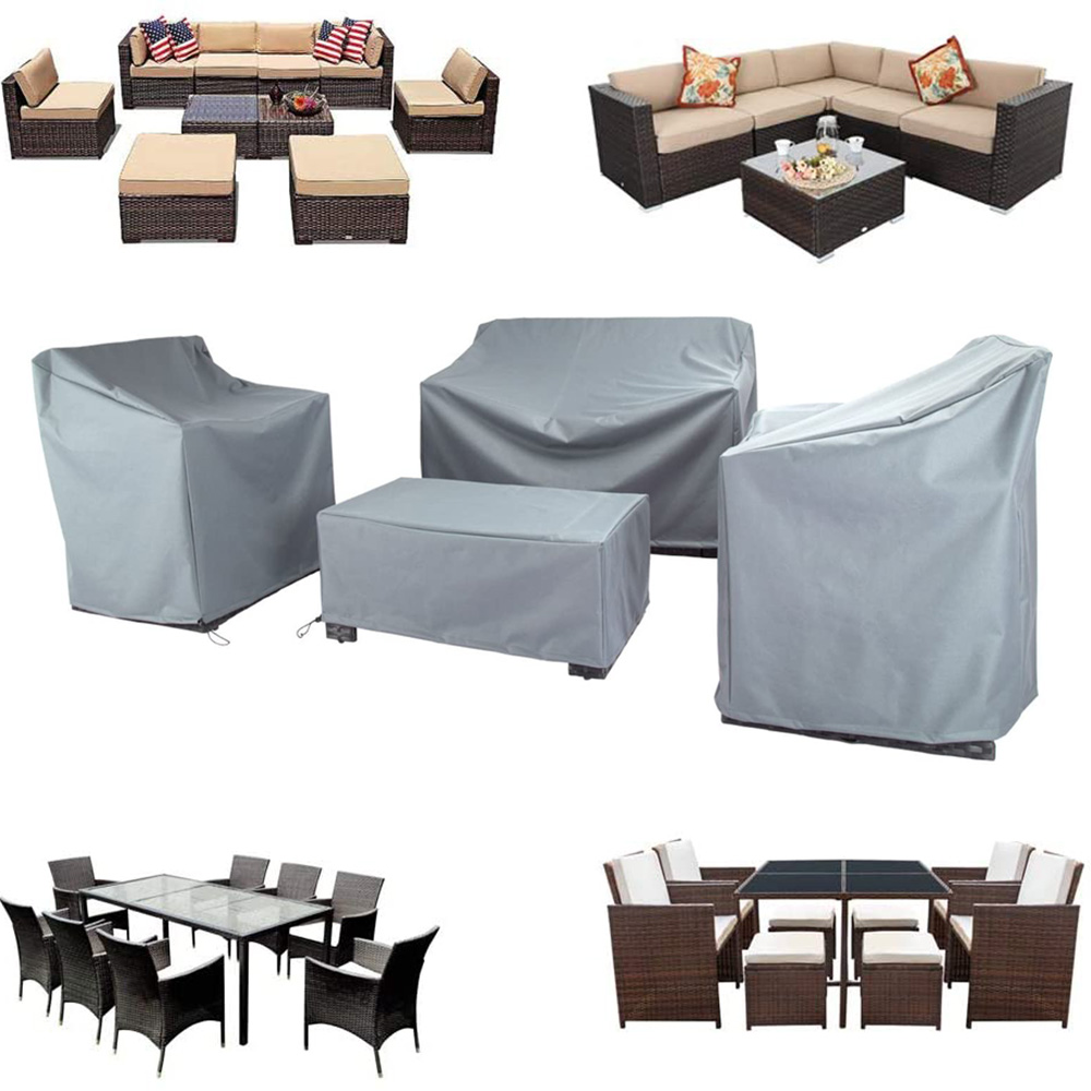 1-4 ピース屋外ベランダパティオガーデン家具カバーセット  - Outdoor Furniture Ideas のレビューと価格