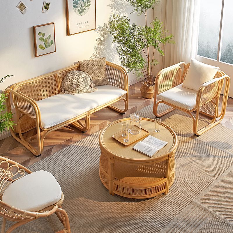 日本製籐製ソファ組み合わせ インドネシア風屋外ホームステイス - Outdoor Furniture Japanese Style のレビューと価格
