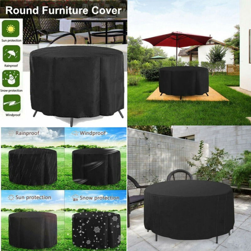 大型ラウンド防水家具カバー、屋外ガーデンパティオテーブルチェ - Outdoor Furniture Ideas のレビューと価格
