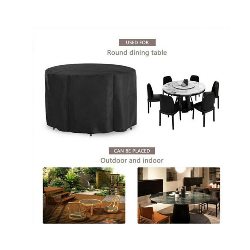 大型ラウンド防水家具カバー、屋外ガーデンパティオテーブルチェ - Outdoor Furniture Ideas のレビューと価格