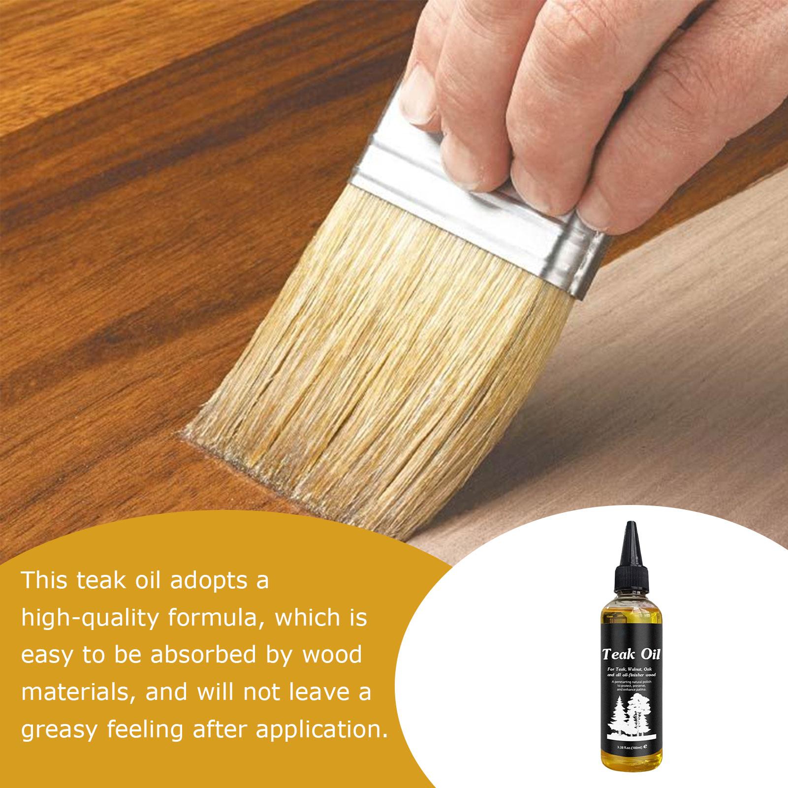 チークオイル ウッドフィニッシュ 100ml 家具用ハードウ - Outdoor Furniture Oil Teak のレビューと価格