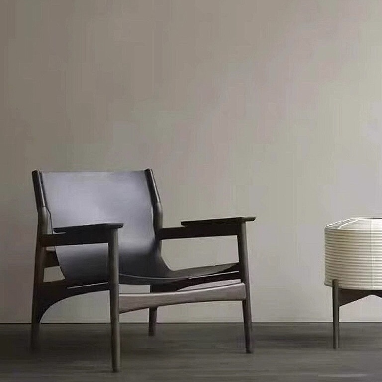 北欧風和風アームチェア 高品質無垢材脚 モダンレジャーリビン - Outdoor Furniture Japanese Style のレビューと価格