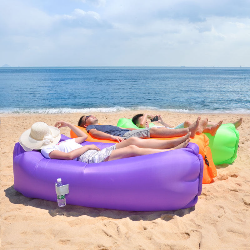 ポータブルインフレータブルエアソファ、バッグ付きレイジーラウ - Outdoor Furniture Lounge のレビューと価格