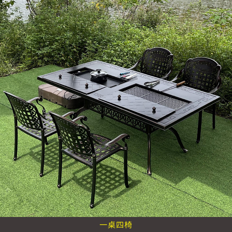 テラスガーデンバルコニー屋外中庭レジャーヴィラテーブルと椅子 - Outdoor Furniture Balcony のレビューと価格