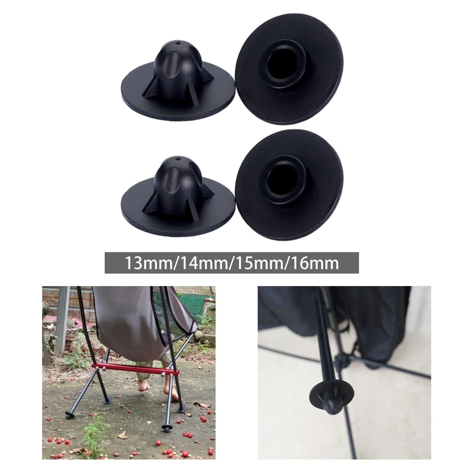 4x 家具フットカバー キャンプチェアフットキャップ 交換用 - Outdoor Furniture Legs のレビューと価格